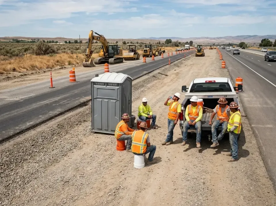 highway-road-construction-crew-007 — frequently asked questions, Porta Potty and Restroom Rentals in Bennington, NE